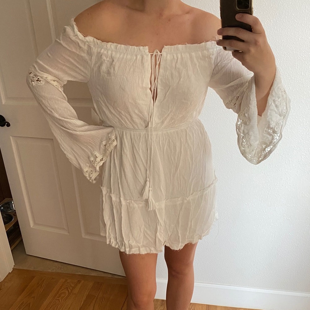 NWT off shoulder mini dress